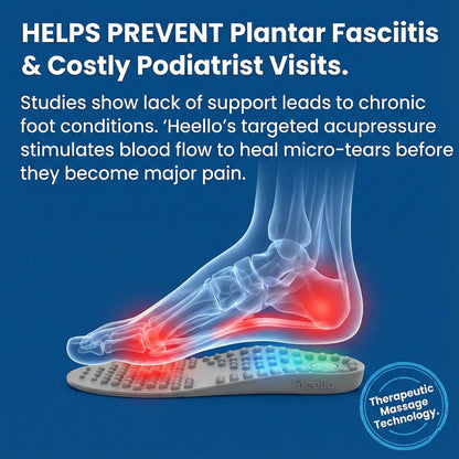 End Foot Pain in 24 Hours Using Triple-Zone Pressure Relief System