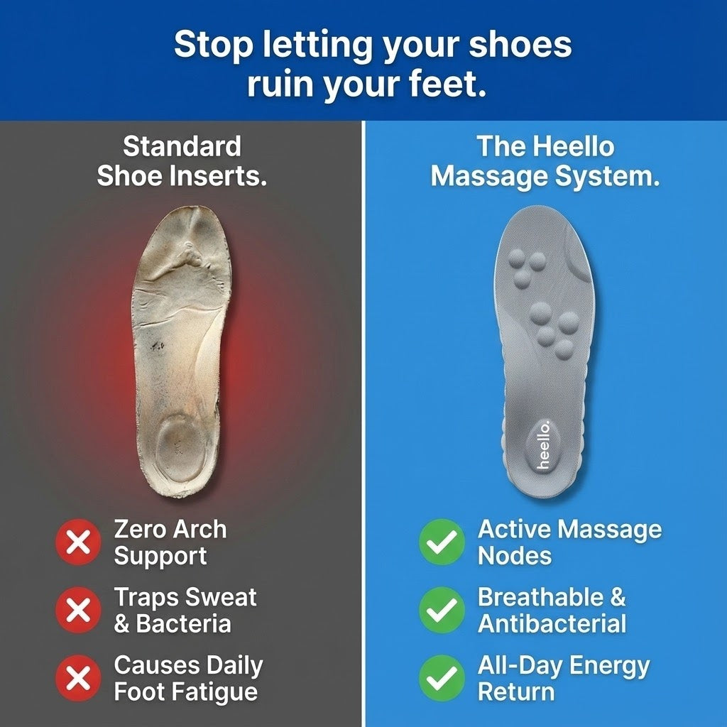 End Foot Pain in 24 Hours Using Triple-Zone Pressure Relief System
